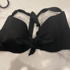 Black bikini top
